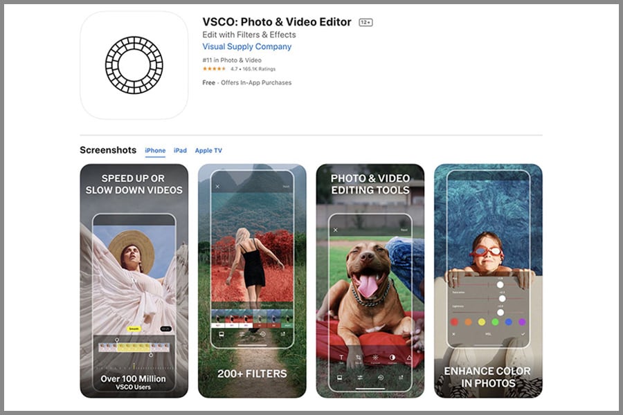 ابزار ادیت عکس برای اندروید و آیفون: VSCO