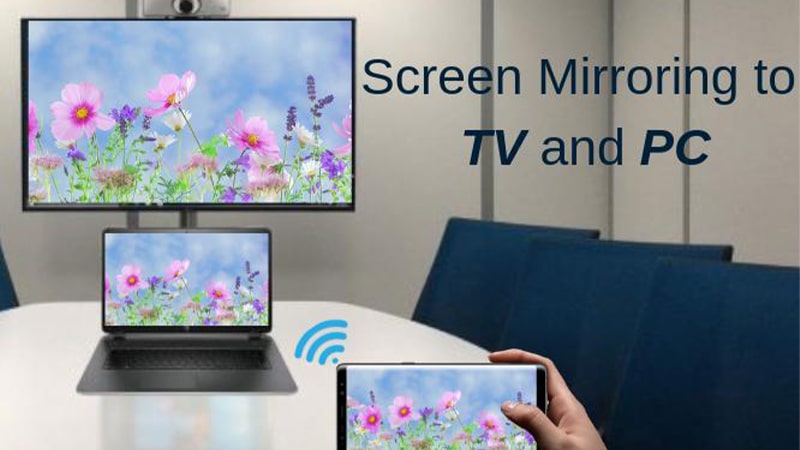 اتصال گوشی به تلوزیون با اپلیکیشن Mobile to Tv/pc Screen Mirroring