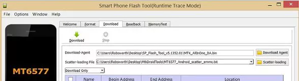 نحوه فلش کردن گوشی هواوی با نرم‌افزار SP Flash Tool