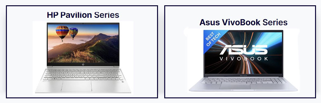 مقایسه سری HP Pavilion و Asus VivoBook 