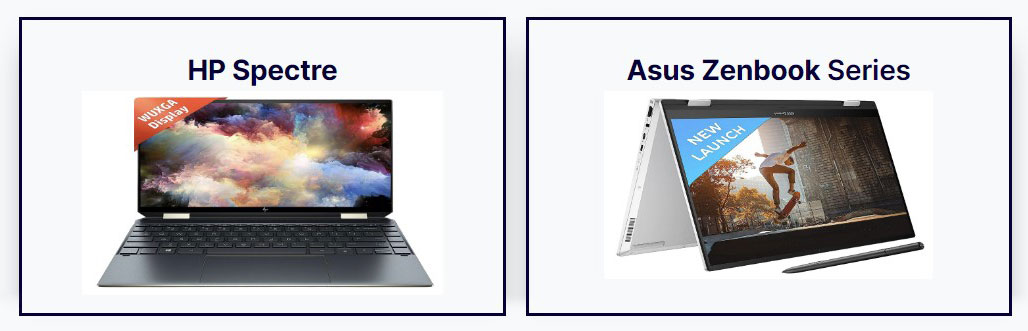 مقایسه سری Asus Zenbook و HP Spectre
