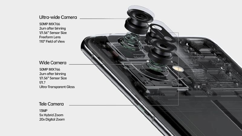 مشخصات دوربین و لنزهای گوشی Oppo find x5 pro