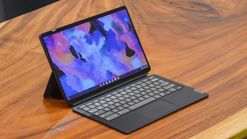 بهترین لپ تاپ مقرون‌به‌صرفه: Lenovo IdeaPad Duet 5 OLED Chromebook