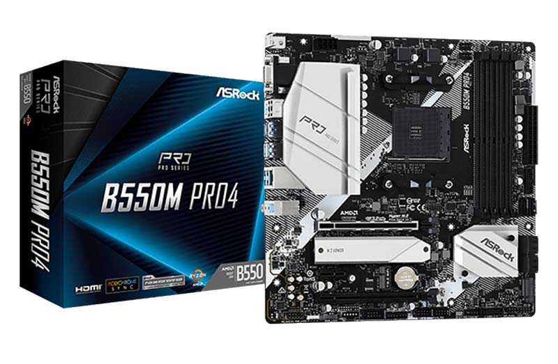 مادربرد ASRock B550M Pro4 (AMD AM4)