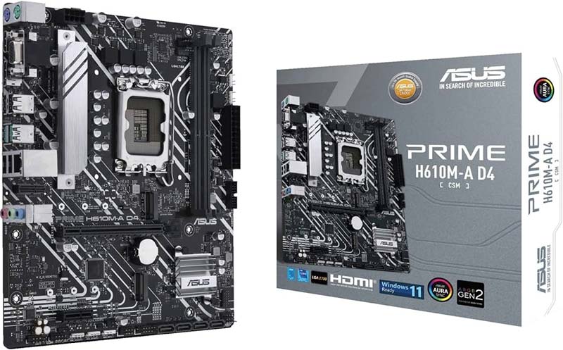 مادربرد ASUS Prime H610M-A D4 (Intel LGA 1700)