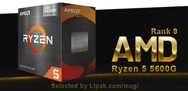بهترین پردازنده برای Compact PC بدون کارت گرافیک یکپارچه: AMD Ryzen 5 5600G