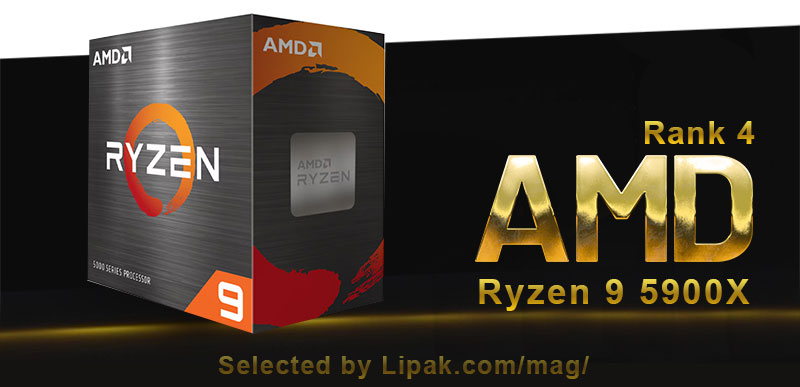 بهترین پردازنده در عملکردهای تک‌رشته‌ای: AMD Ryzen 9 5900X