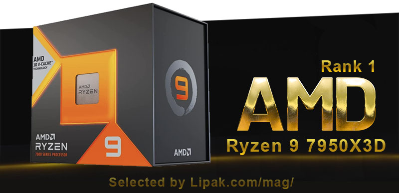 بهترین پردازنده در کل: AMD Ryzen 9 7950X3D
