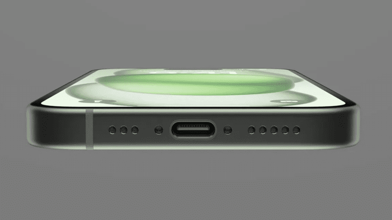 درگاه شارژ USB-C آیفون 15