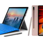 مقایسه سرفیس با تبلت سامسونگ