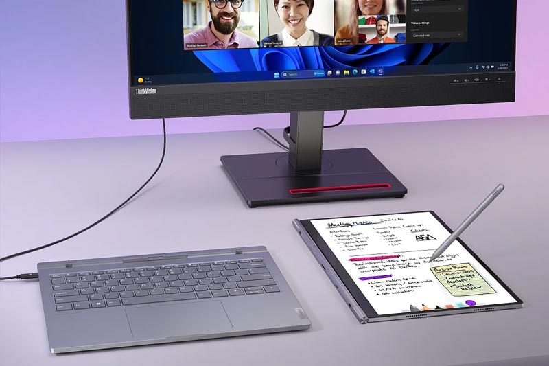بهترین لپ تاپ لنوو دو مانیتوره: Lenovo ThinkBook Plus Gen 5 Hybrid