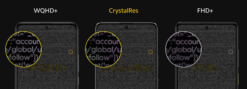 ویژگی CrystalRes صفحه نمایش poco x6