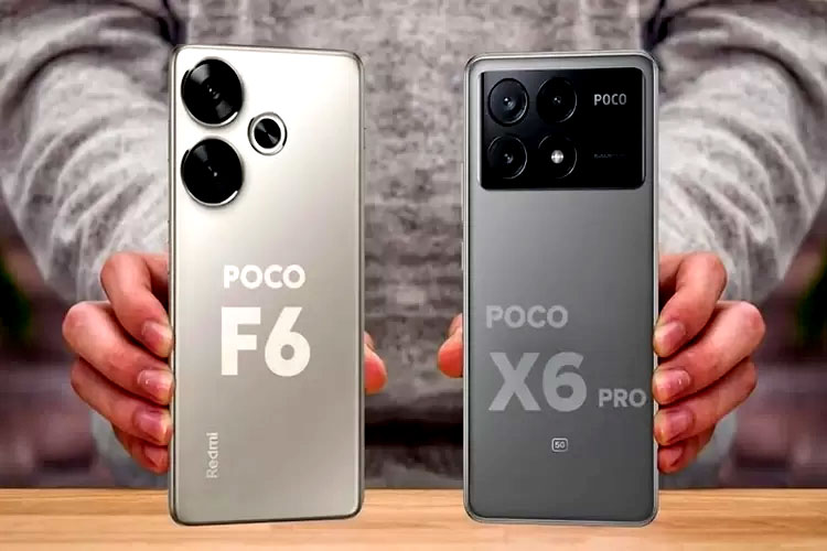 مقایسه گوشی‌های Poco F6 و Poco X6 Pro شیائومی