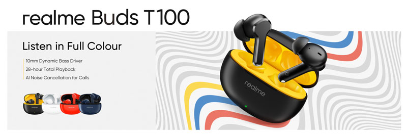 هندزفری Realme Buds T100