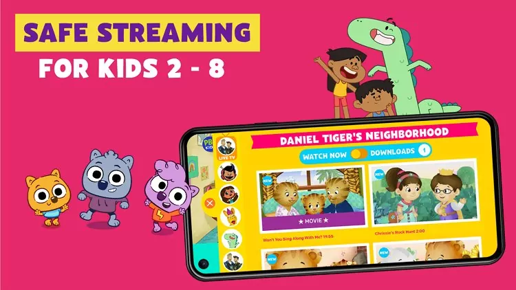 برنامه PBS KIDS Video: کودکان 2 تا 8 سال