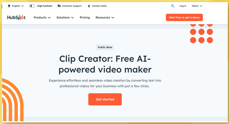 سایت هوش مصنوعی Clip Creator برای ارائه‌های ویدیویی