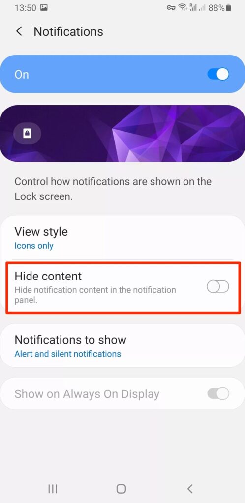تغییر کنترل قفل صفحه 2