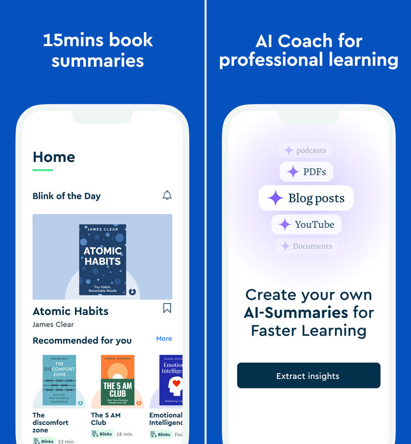 اپلیکیشن Blinkist