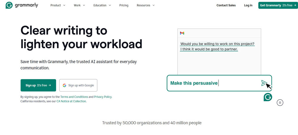 هوش مصنوعی Grammarly