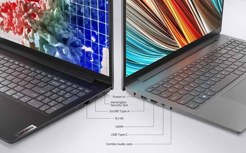 مقایسه اتصالات لنوو V15 G2 IJL با ایسوس Vivobook 15 F1504VA