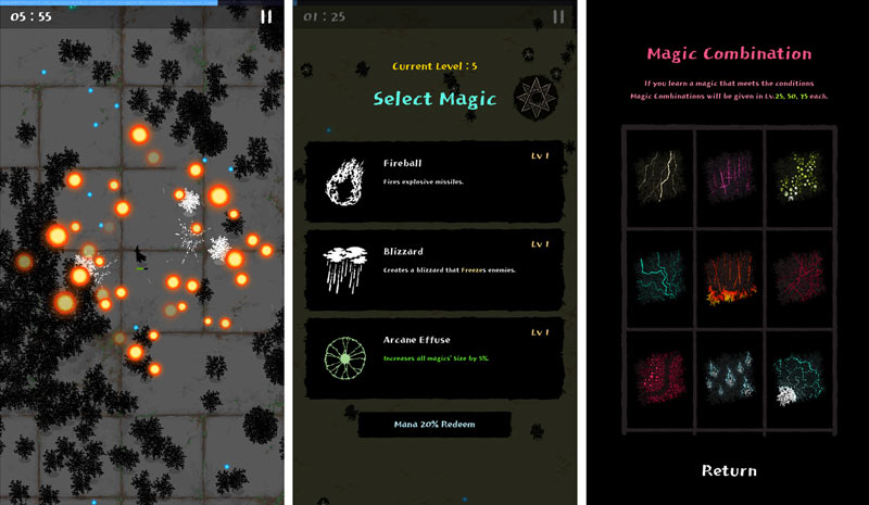 بازی موبایلی Magic Survival