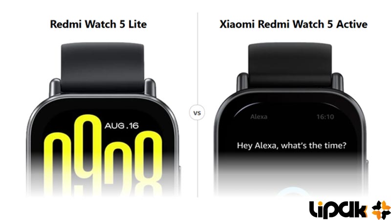 مقایسه ساعت Redmi Watch 5 Lite و Xiaomi Redmi Watch 5 Active