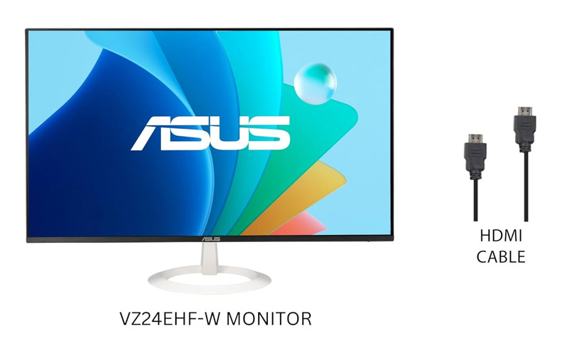 اتصالات مانیتور ASUS VZ24EHF
