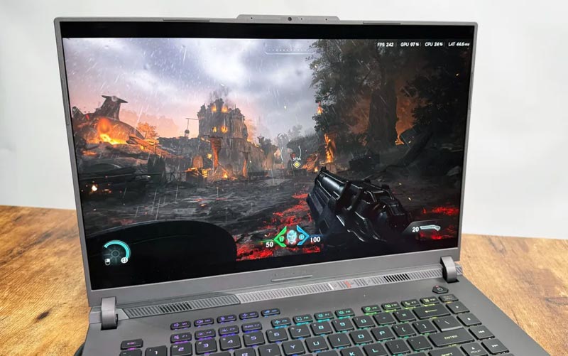 مشکلات نمایشگر ROG Strix G16
