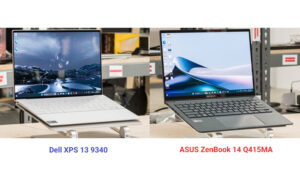 مقایسه ASUS ZenBook 14 Q415MA با Dell XPS 13 9340