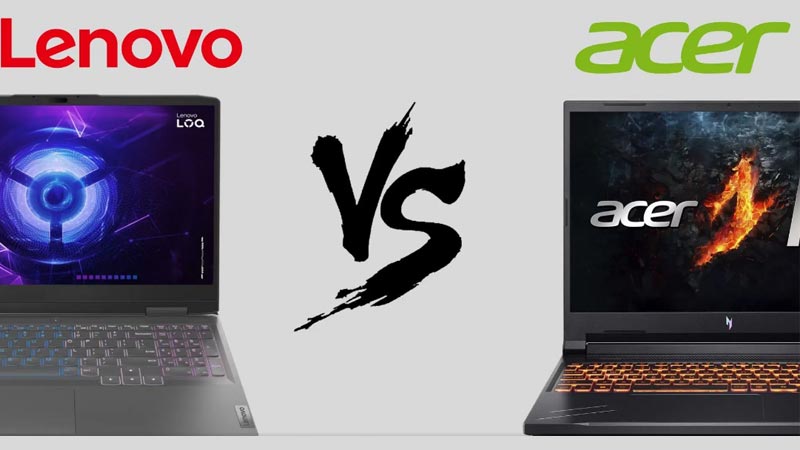 مقایسه Lenovo LOQ 15IAX9 با Acer Nitro V 15