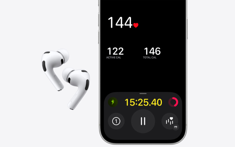 سنسور ضربان قلب AirPods Pro 3