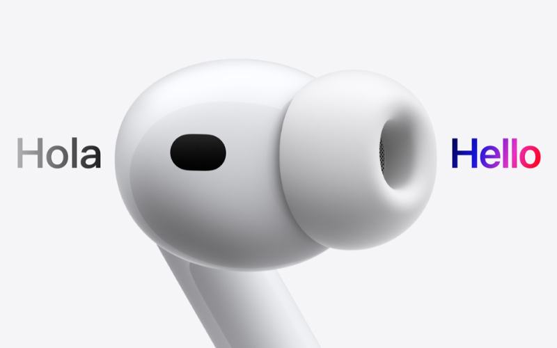 ترجمه بلادرنگ AirPods Pro 3