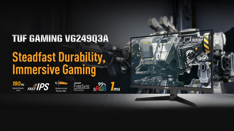 عملکرد گیمینگ مانیتور ایسوس TUF VG249Q3A