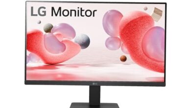 قیمت مانیتور ال جی مدل 24MR400-B سایز 24 اینچ در مقایسه با رقبا