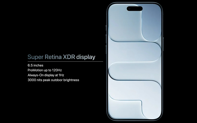 نمایشگر آیفون 17 Air