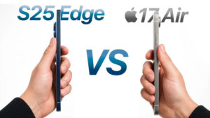 مقایسه iPhone 17 Air و Samsung Galaxy S25 Edge