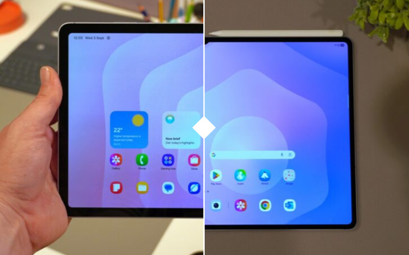 مقایسه نمایشگر گلکسی Tab S11 و S11 Ultra