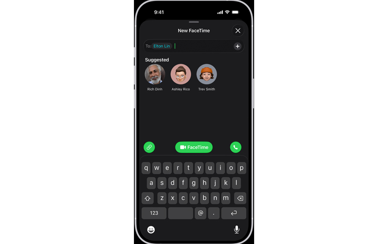 برقراری تماس با FaceTime