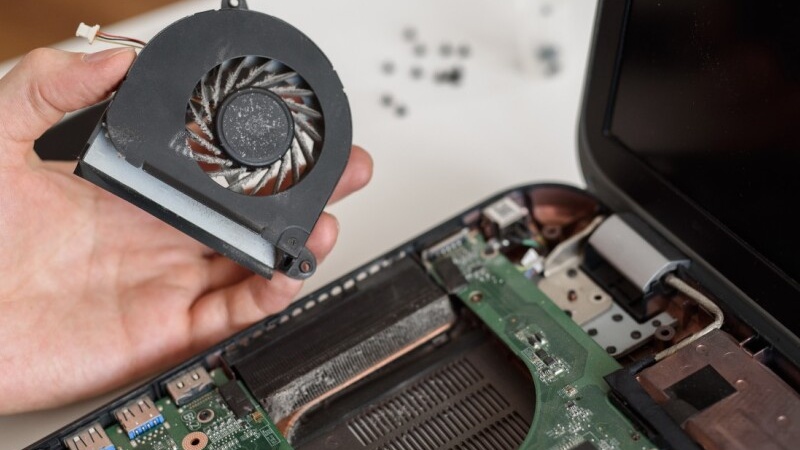 انسداد مسیر تهویه بر اثر استفاده‌ی نادرست