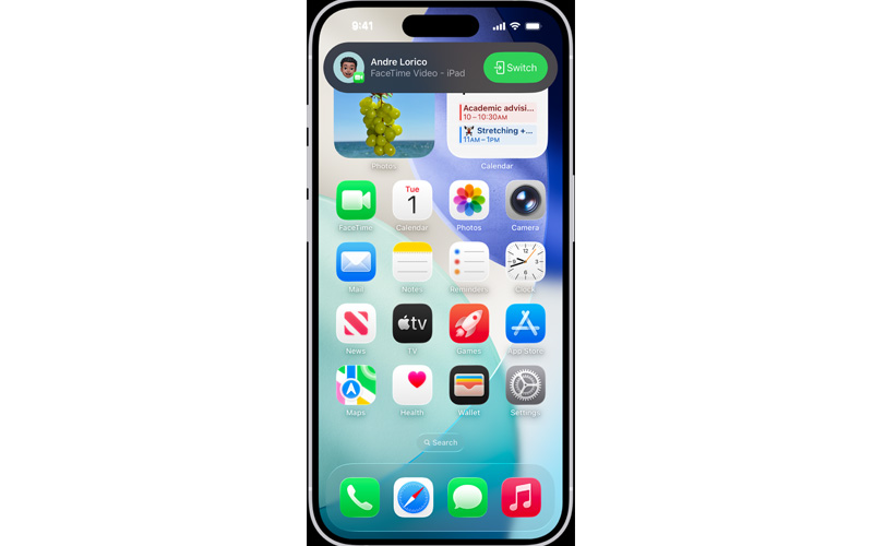 انتقال تماس FaceTime به دستگاه دیگر