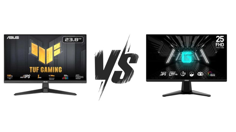 مقایسه مانیتور Asus TUF Gaming VG249Q3A با MSI G255FDE