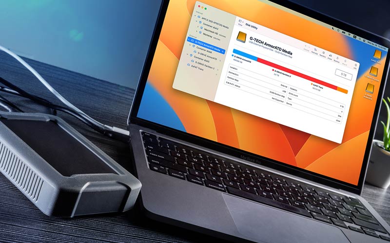 فرمت کردن هارد اکسترنال روی macOS