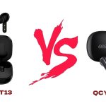 مقایسه هدفون بلوتوثی کیو سی وای T13x با مدل T13|مدل T13 با وزن ۴.۴ گرم||T13x قابلیت حذف نویز میکروفونی|