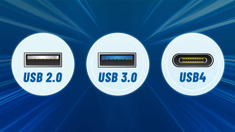 تفاوت USB 2.0 با USB 3.0 و USB4