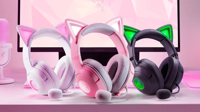 هدفون ریزر Kraken Kitty