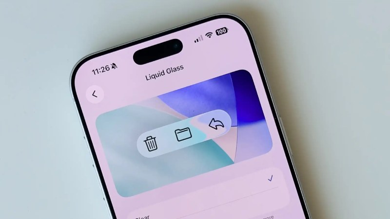 بازگشت Liquid Glass