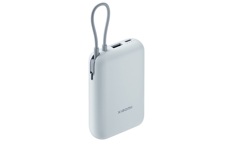 پاوربانک شیائومی 10000mAh با کابل یکپارچه