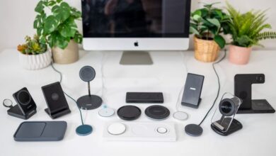 بهترین شارژرهای بی‌سیم 2025|Anker 315 Wireless Charger|Belkin Quick Charge Wireless Charging Pa‌d 15W|Anker 637 Magnetic Desktop Charging Station|Belkin MagSafe 3-in-1 Wireless Charging Stand|Anker 622 MagGo Magnetic Battery|Anker 633 MagGo 2-in-1 Wireless Charger|Baseus Magnetic Wireless Power Bank