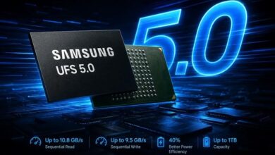 حافظه UFS 5.0 سامسونگ