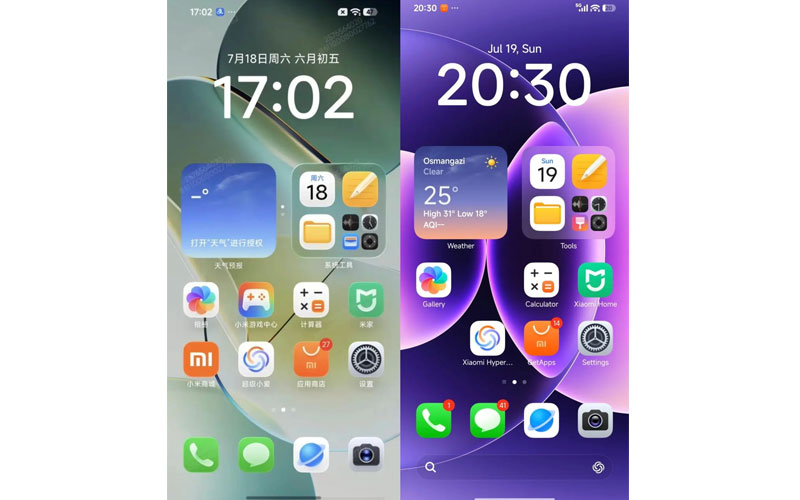 تغییرات طراحی جدید HyperOS 4